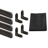 Prime-Line Screen Frame Kit, 7/16 in. x 3/4 in. x 36 in. x 36 in., Aluminum, Bronze 1 Kit MP8240